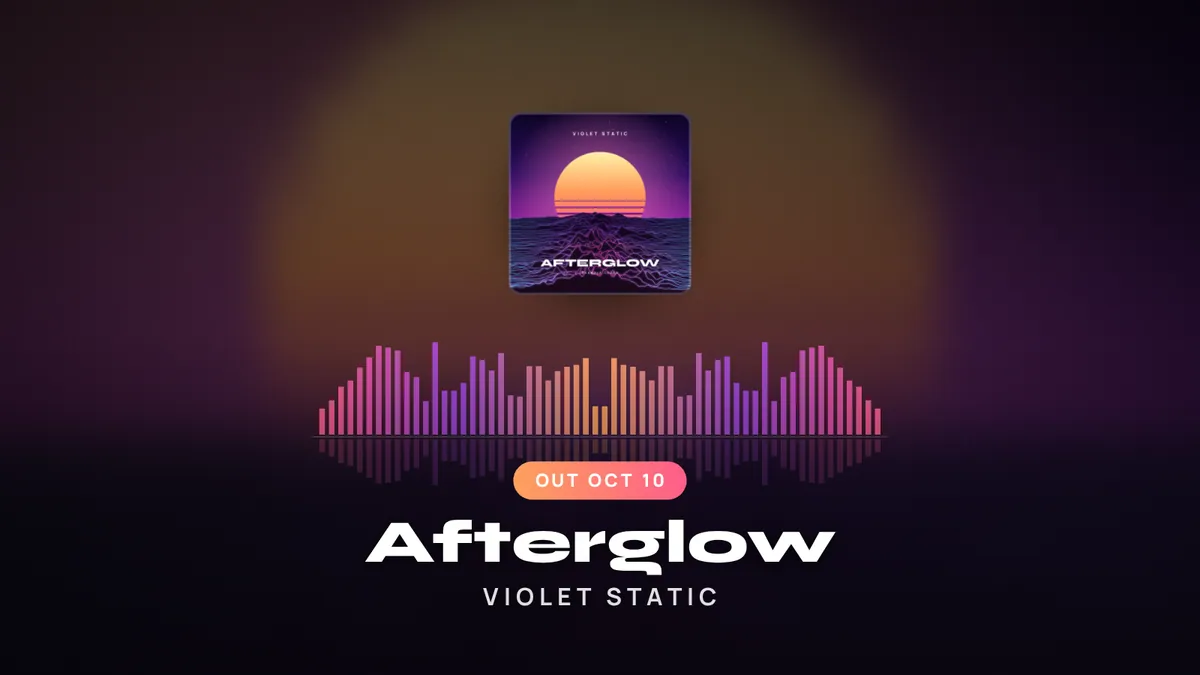 A wide 16:9 clip frame of the mirrored bars visualizer