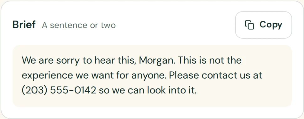 The brief reply: We are sorry to hear this, Morgan. Please contact us so we can look into it